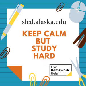 alaska state library live homework help